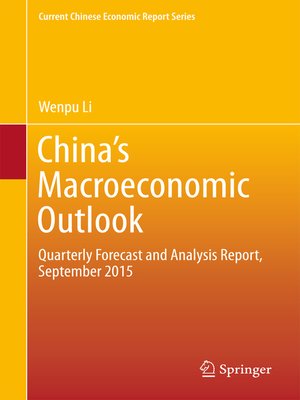 cover image of China's Macroeconomic Outlook